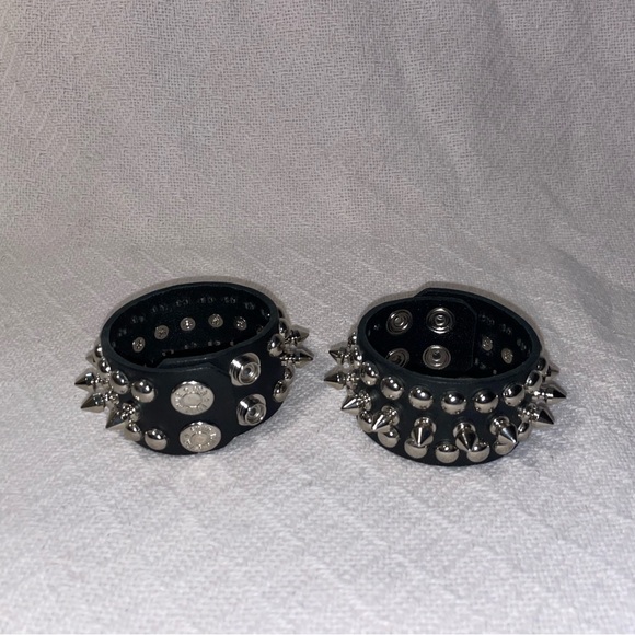 Demonia Charade-100 Spiked Ankle Boots with Bracelets - Picture 8 of 10